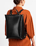 leather backpack stella soomlais circular design