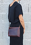 leather handbag Stella Soomlais circular design