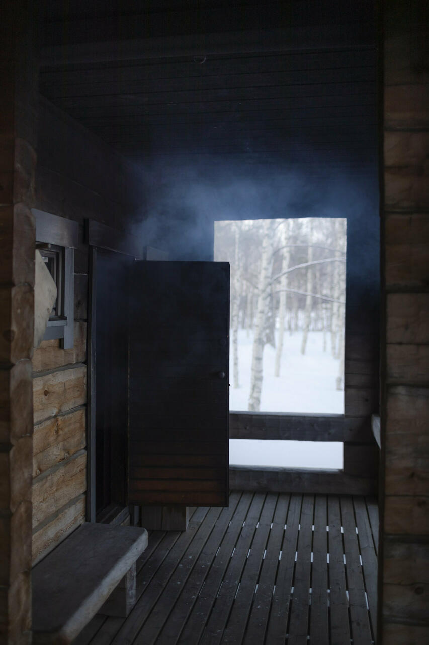 Smoke sauna in Sunday Morning Resort's Sauna World