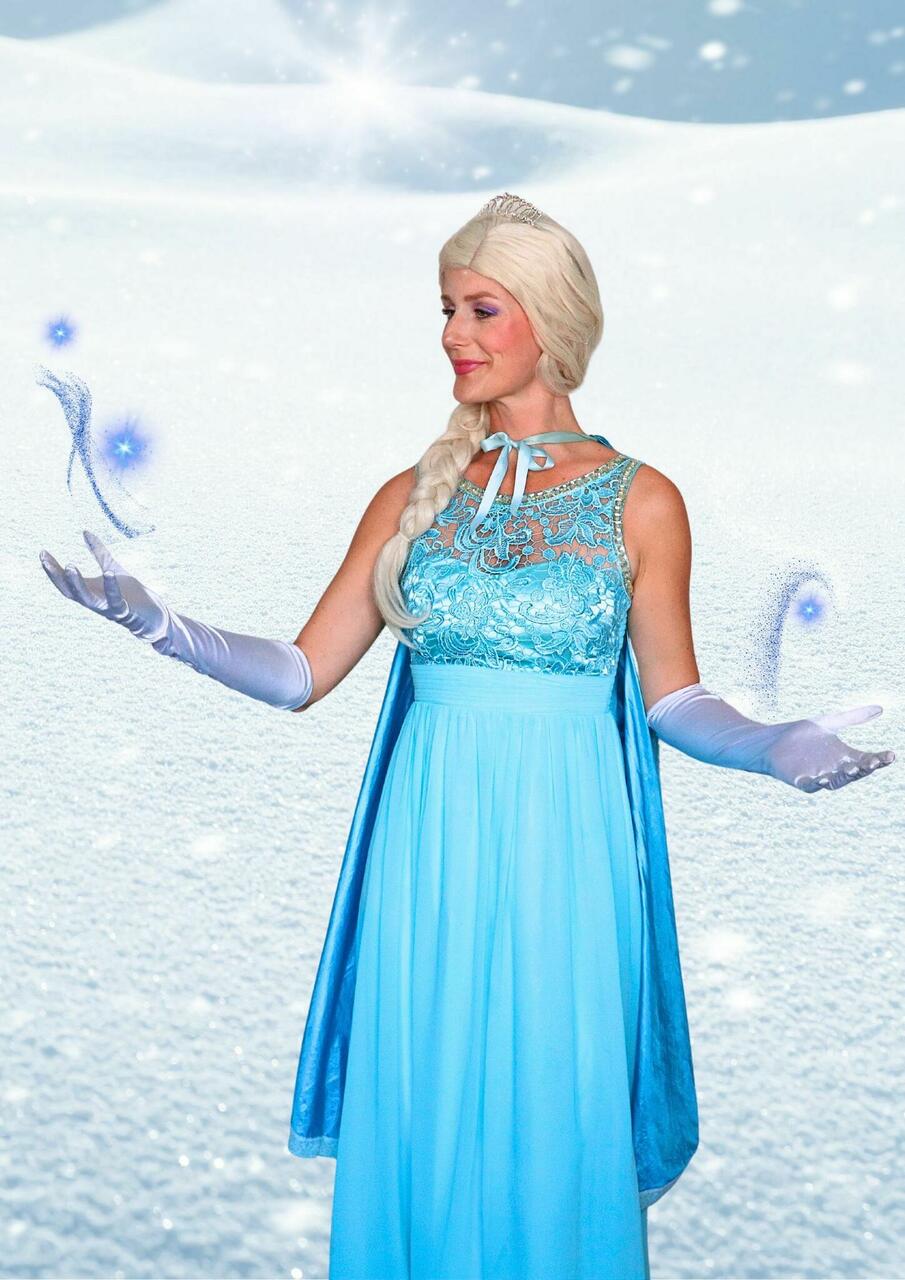 Peojuht Elsa- õues toimuvatele sünnipäevadele kostüüm (keep ja kleit ei lohise vastu maad)