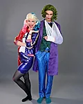 mängujuhid Harley Quinn ja Joker.