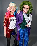 mängujuhid Harley Quinn ja Jokker