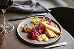 Beef Tartare with Caper Mayo and Pickled Onions (Photo: Laura Oro)