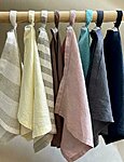 Linased rätikud erinevad värvid