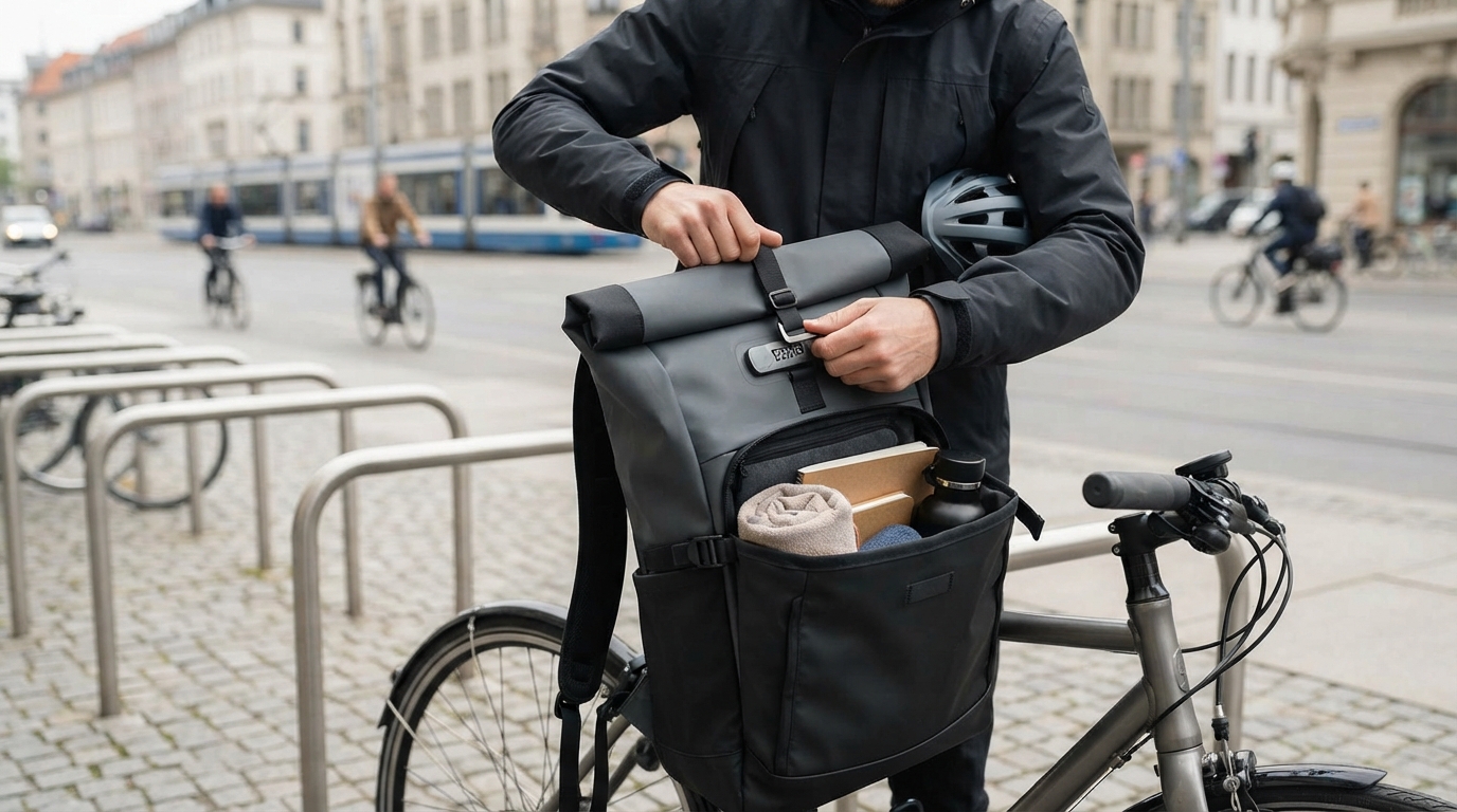 Kuidas kasutada Urban Water Resistant Bike’i rullitavat ülaosa iga päev?