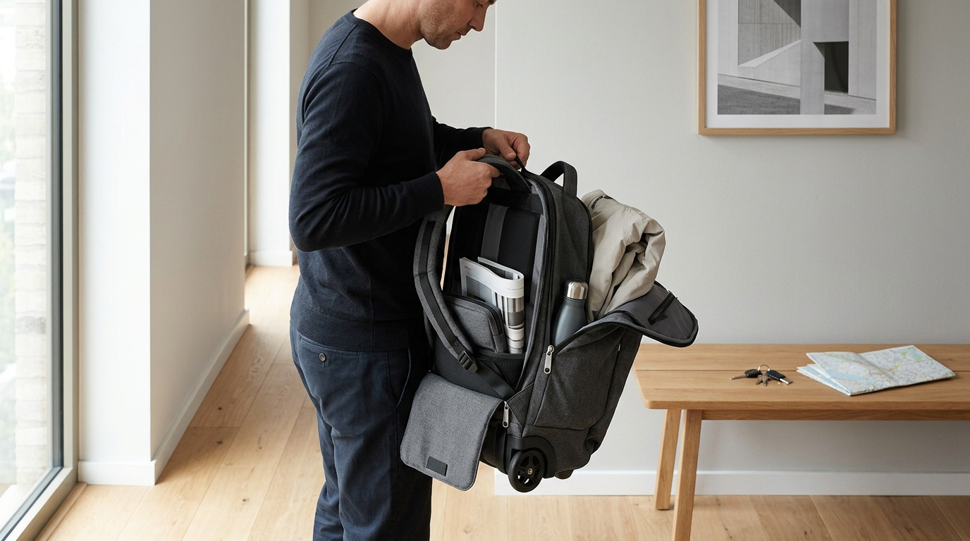 Kuidas pakkida Bobby Backpack Trolley seljakotina kasutamiseks?