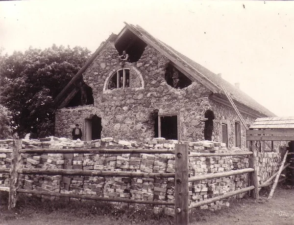 Tori seltsimaja ümberehitustööd 27. juunil 1938, Tori muuseum