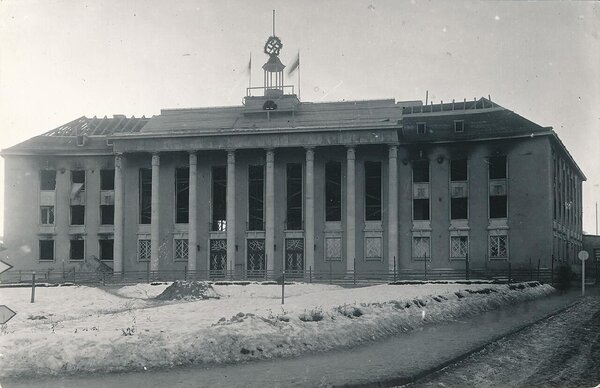 Endine Kaitseliidu maja Tartus aastal 1941 (Eduard Selleke). Allikas: Tartu Linnaajaloo Muuseumid / Tartu Linnamuuseum