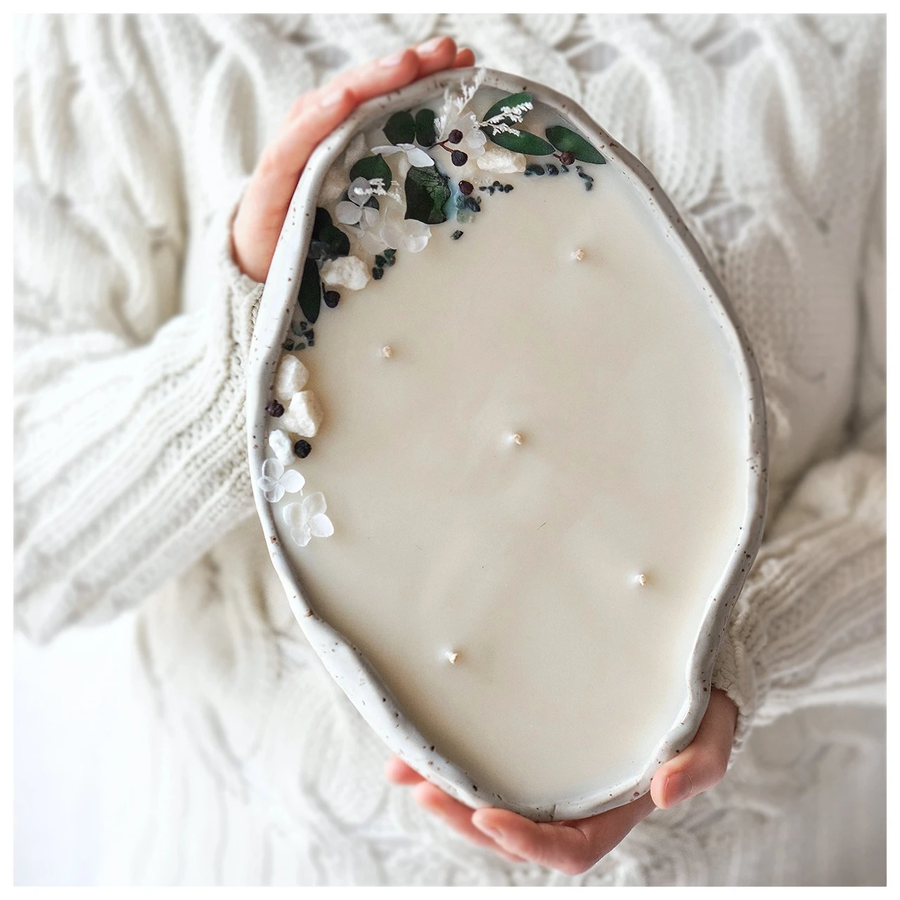 Suur 5 tahiga käsitööküünal - Eesti käsitöö keraamika