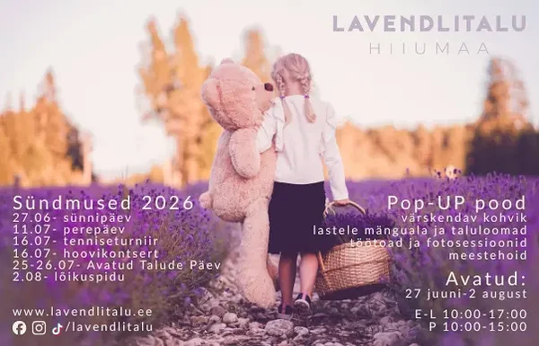 Lavendlitalu 2026 