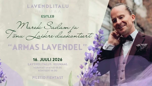 Lavendlitalu hoovikontsert 2026 - Marek Sadam