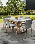 Liv outdoor aiamööbel söögilaua komplekt lounge