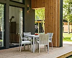 Livoutdoor loop söögilaud väike söögitoolid terrassimööbel 40