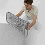 Livoutdoor aiamööbel käetugedeta tugitool abilauaga seljatoega oak play1