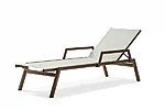 Livoutdoor aiamööbel päevitustool valge taustaga enjoy