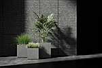 Livoutdoor lillepott taimekast reglito cube50 grey stone cosapots