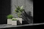 Livoutdoor lillepott taimekast reglito cube50 taupe stone cosapots