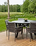 Livoutdoor terrassimööbel ümar söögilaud hug hpl 8