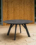 Livoutdoor terrassimööbel ümar söögilaud hug hpl 9 (1)