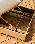 Livoutdoor terrassimööbel päevitustool sky oak 74