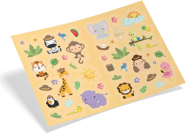 Tiigrikutsu ja teised loomad kleepsud