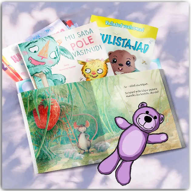 Vaata lasteraamatuid, värviraamatuid ja tegelusraamatuid 3-aastastele