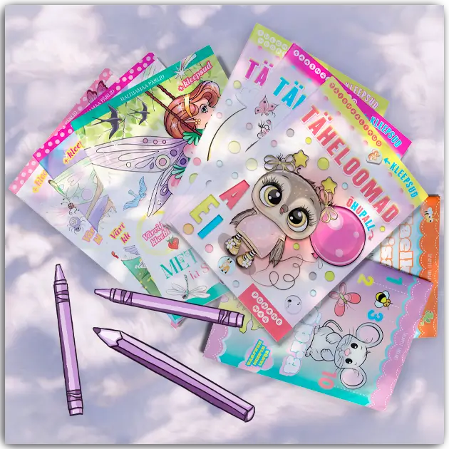 Värviraamatute komplektid