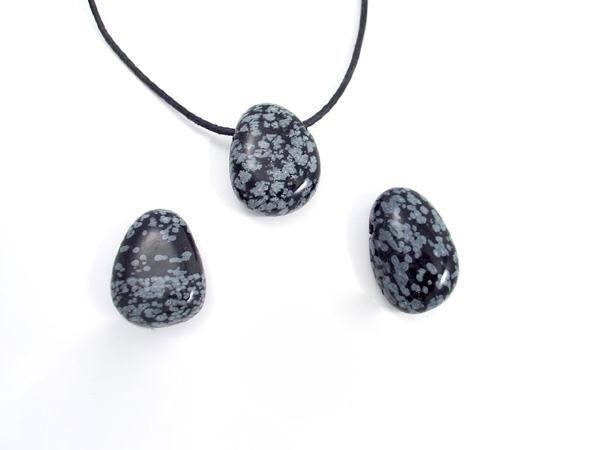 Schneeflocken obsidian schmuck 10341 1