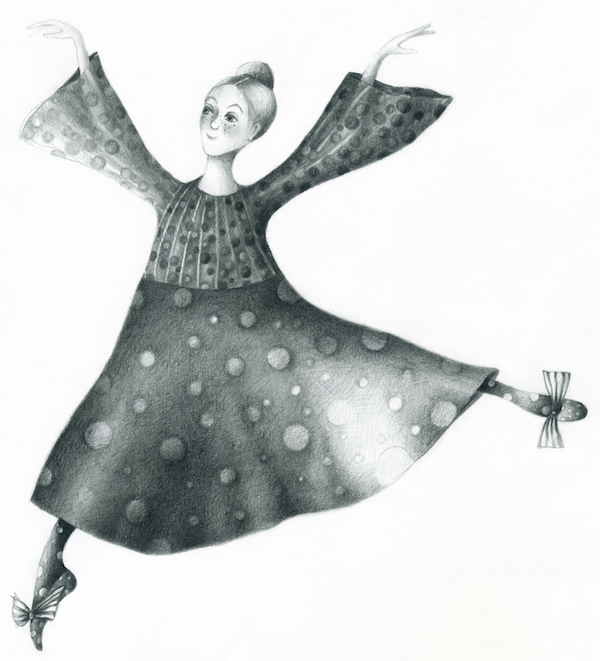 Illustratsioonid. Mari Sagur "Heljuja". Grafiit