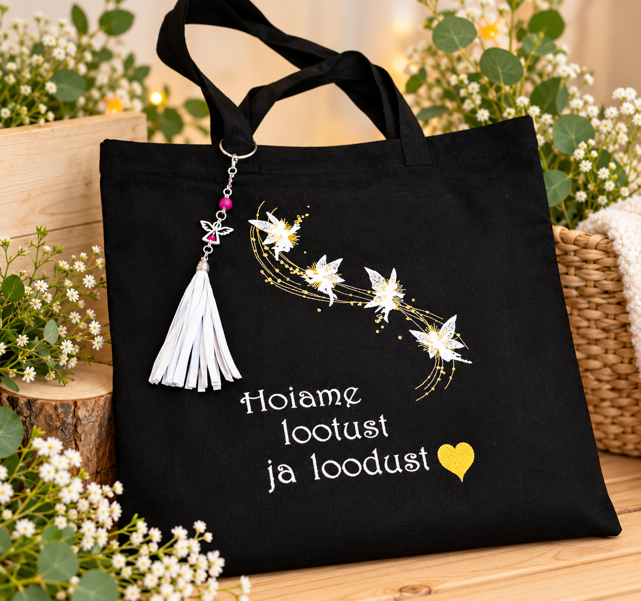 Tikitud kotid ja tekstiiltooted