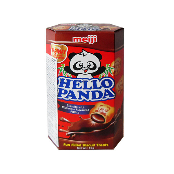 Hello panda chocolate flavour biscuits (meiji), 50g