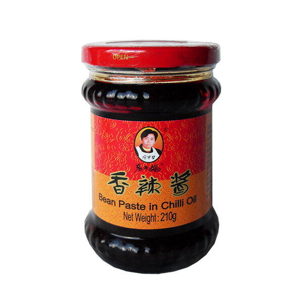 Lao gan ma bean paste in chilli oil 24x210g jar