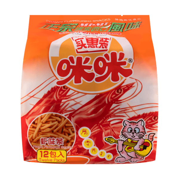 Mimi wheat cracker with shrimp flavour 12 packs