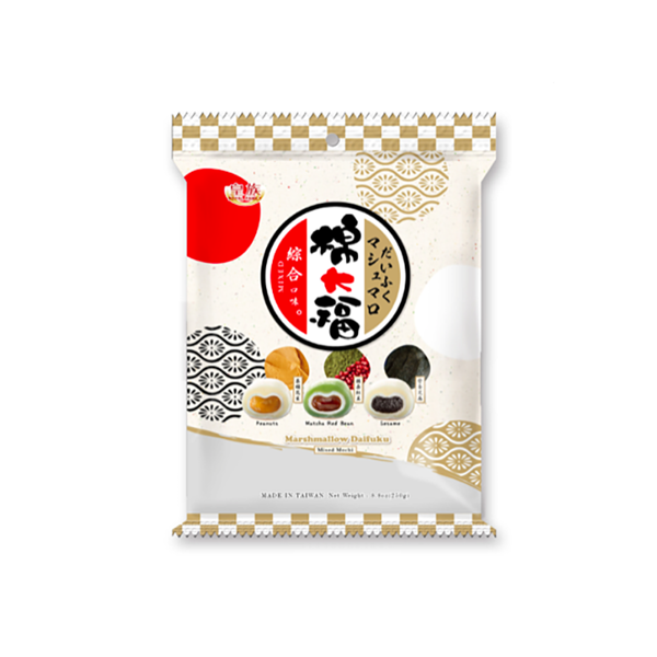 Marshmallow daifuku mochi mixed 12x250g