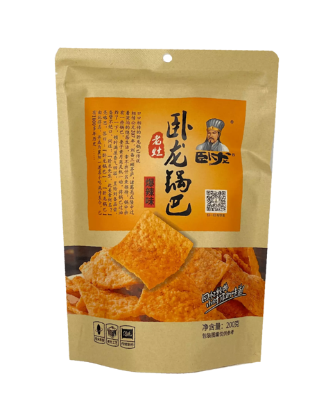 Wolong rice crust snack spicy