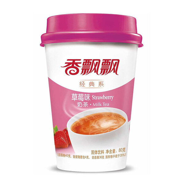 Xiang piao piao classic milk tea – strawberry flavour
