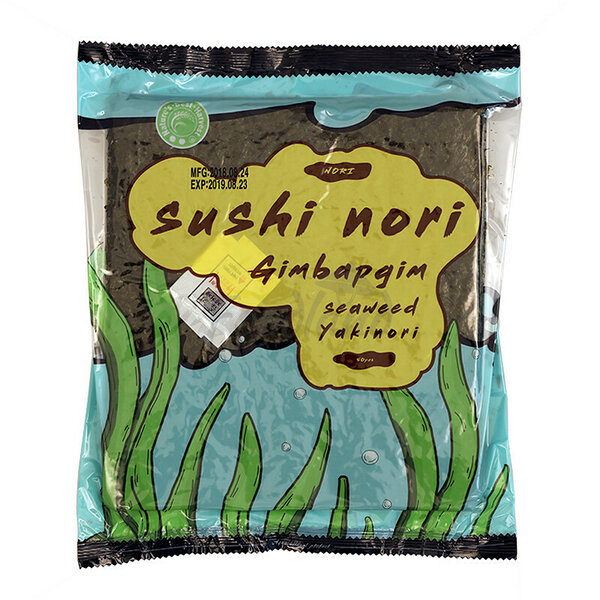 Yaki nori morske riasy na sushi gimbapgim nature best harvest 50 listov 1214