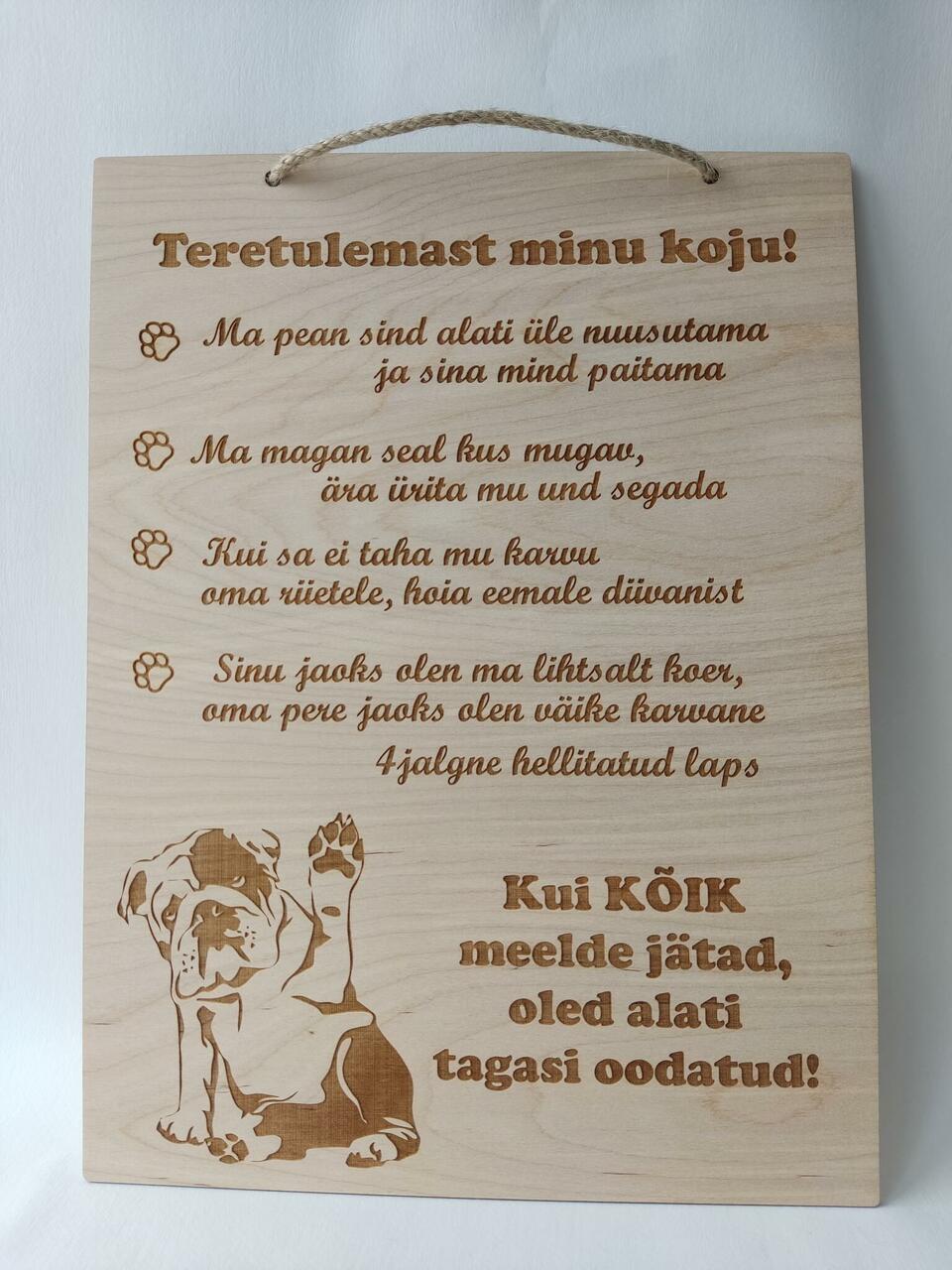 TAHVLID – Puupagana