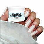 Claresa paint gel white