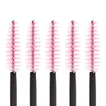 Black mascara wand pink brush