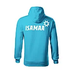 Isamaa cape meeste kapuutsiga pusa atoll blue suur logo seljal