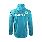 Isamaa cool meeste softshell atoll blue suur logo seljal