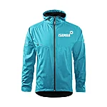 Isamaa cool meeste softshell atoll blue väike logo ees vasakul