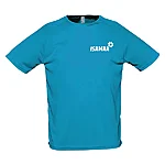 Isamaa sporty meeste spordisärk aqua väike logo ees vasakul