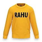 Rahumäe põhikool laste kollane pusa logo must eest