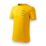 Rahumäe põhikool laste kollane särk logo must eest