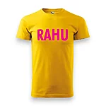 Rahumäe põhikool unisex kollane särk rahu roosa eest