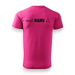 Rahumäe põhikool unisex magenta särk rahu must tagant