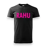 Rahumäe põhikool unisex must särk rahu roosa eest