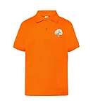 Tallinna tondi kool laste logoga oranž polo wear print